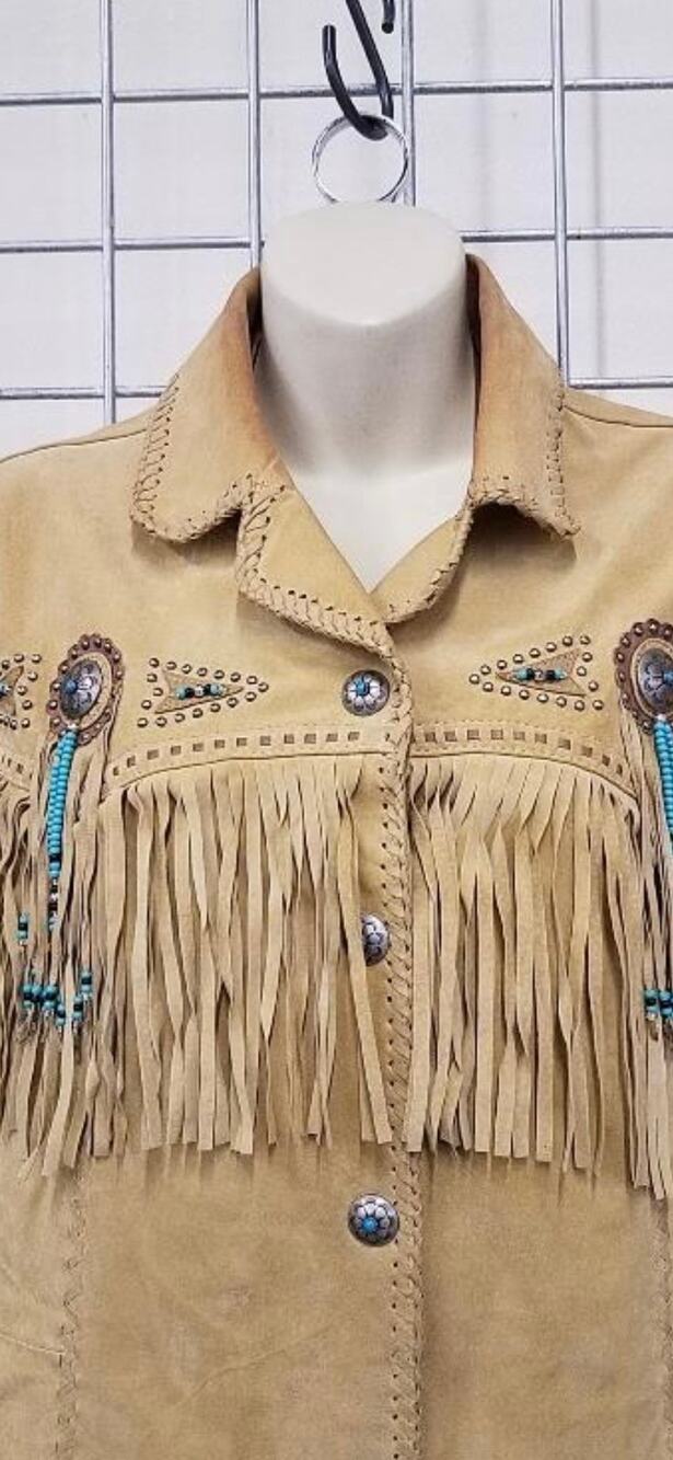 Scully Western Wear Suede Fringed jacket